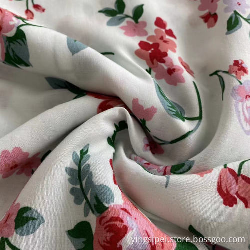Weiche Farben Kleid Material 100%Viskose Stoff für Frau